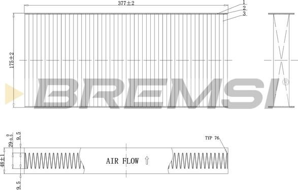 Bremsi FC0403 - Filtre, air de l'habitacle cwaw.fr