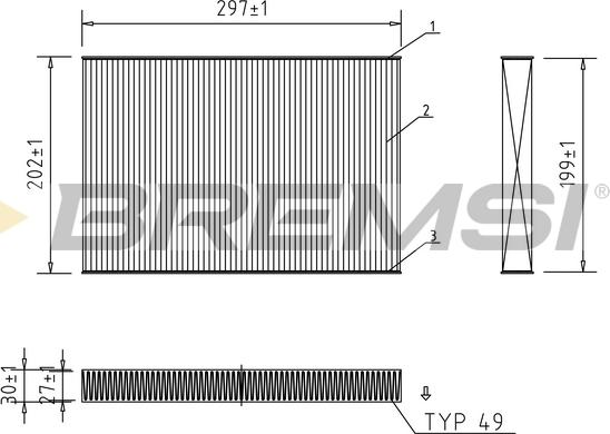 Bremsi FC0484 - Filtre, air de l'habitacle cwaw.fr