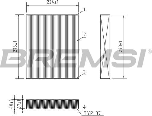 Bremsi FC0422 - Filtre, air de l'habitacle cwaw.fr