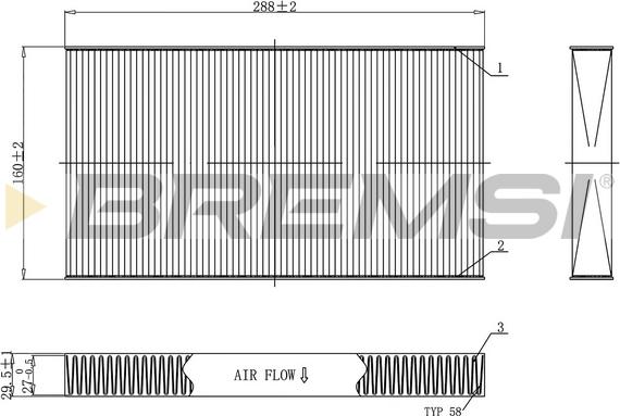 Bremsi FC0477 - Filtre, air de l'habitacle cwaw.fr