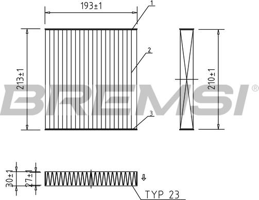 Bremsi FC0099A - Filtre, air de l'habitacle cwaw.fr