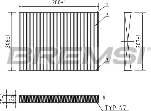 Bremsi FC0084 - Filtre, air de l'habitacle cwaw.fr