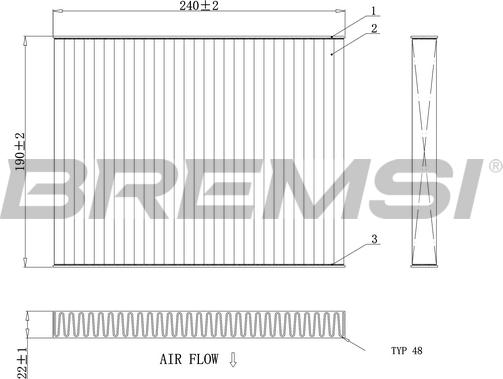 Bremsi FC0081 - Filtre, air de l'habitacle cwaw.fr