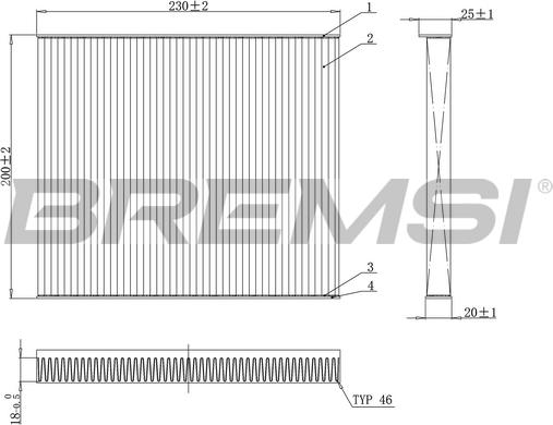 Bremsi FC0079 - Filtre, air de l'habitacle cwaw.fr