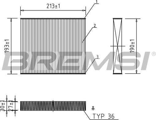 Bremsi FC0075 - Filtre, air de l'habitacle cwaw.fr