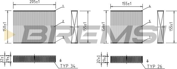 Bremsi FC0070 - Filtre, air de l'habitacle cwaw.fr