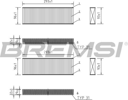 Bremsi FC0071A - Filtre, air de l'habitacle cwaw.fr