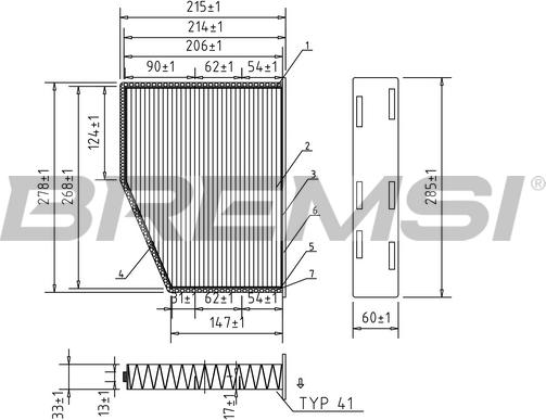 Bremsi FC0190 - Filtre, air de l'habitacle cwaw.fr