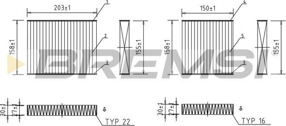 Bremsi FC0166A - Filtre, air de l'habitacle cwaw.fr