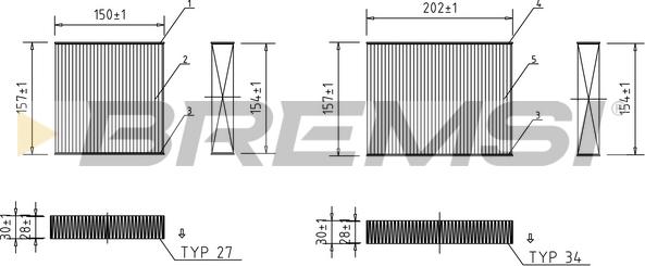 Bremsi FC0166 - Filtre, air de l'habitacle cwaw.fr