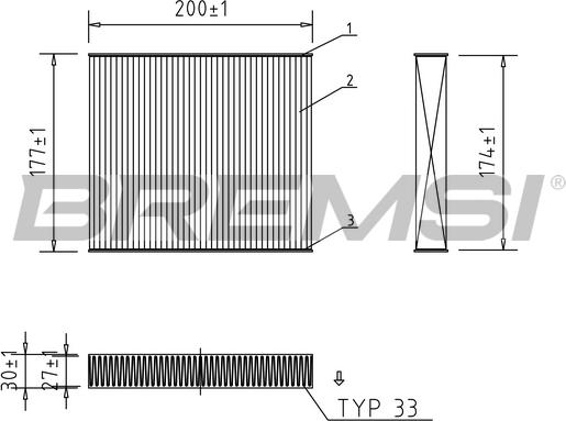 Bremsi FC0167 - Filtre, air de l'habitacle cwaw.fr