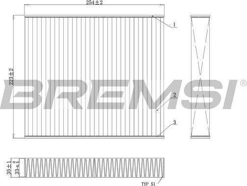 Bremsi FC0103 - Filtre, air de l'habitacle cwaw.fr