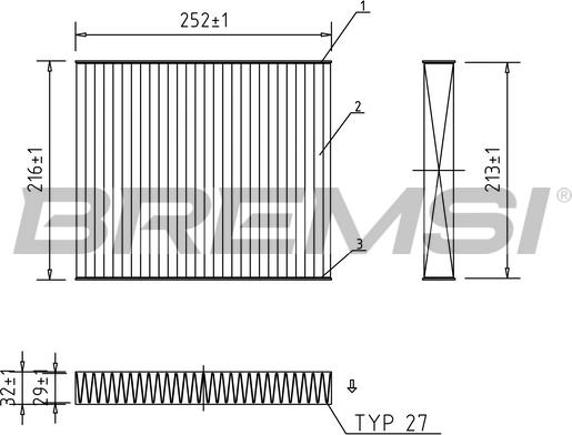 Bremsi FC0183A - Filtre, air de l'habitacle cwaw.fr