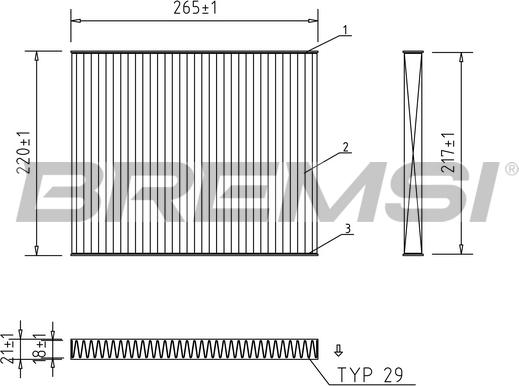 Bremsi FC0174C - Filtre, air de l'habitacle cwaw.fr