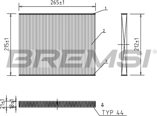 Bremsi FC0174 - Filtre, air de l'habitacle cwaw.fr