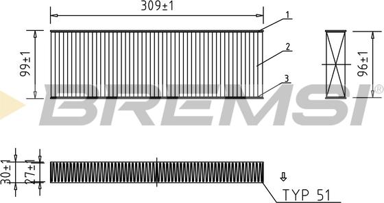 Bremsi FC0852 - Filtre, air de l'habitacle cwaw.fr