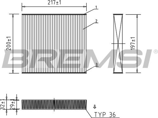 Bremsi FC0874 - Filtre, air de l'habitacle cwaw.fr