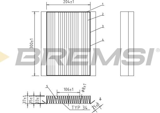 Bremsi FC0876 - Filtre, air de l'habitacle cwaw.fr