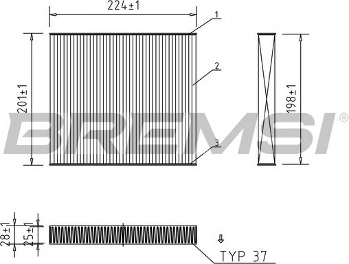 Bremsi FC0872 - Filtre, air de l'habitacle cwaw.fr