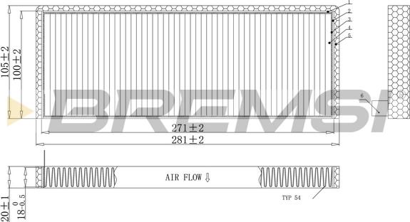 Bremsi FC1952 - Filtre, air de l'habitacle cwaw.fr