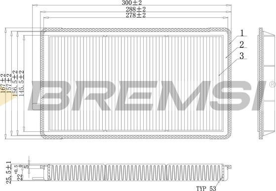 Bremsi FC1931 - Filtre, air de l'habitacle cwaw.fr