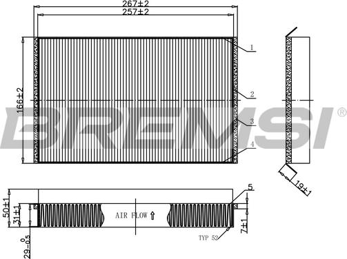 Bremsi FC1553 - Filtre, air de l'habitacle cwaw.fr