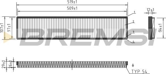 Bremsi FC1535C - Filtre, air de l'habitacle cwaw.fr