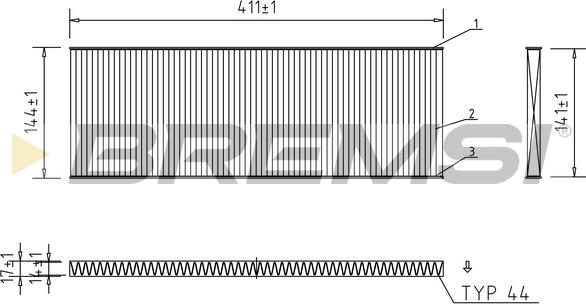 Bremsi FC1532C - Filtre, air de l'habitacle cwaw.fr