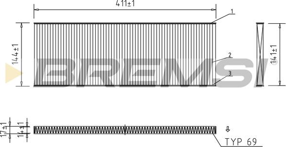 Bremsi FC1532 - Filtre, air de l'habitacle cwaw.fr