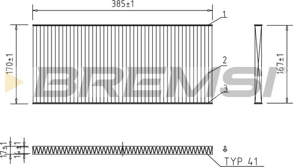 Bremsi FC1330C - Filtre, air de l'habitacle cwaw.fr