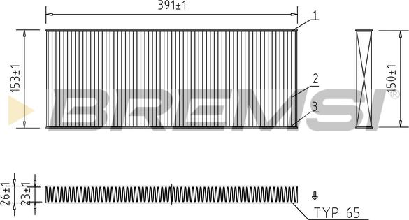 Bremsi FC1329 - Filtre, air de l'habitacle cwaw.fr