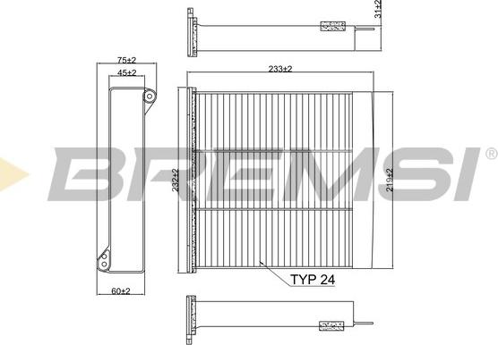 Bremsi FC2417 - Filtre, air de l'habitacle cwaw.fr