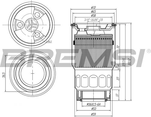 Bremsi FE0046 - Filtre à carburant cwaw.fr