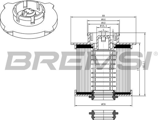 Bremsi FE0042 - Filtre à carburant cwaw.fr