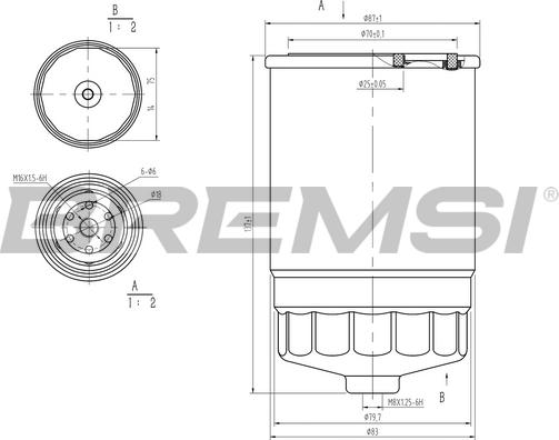 Bremsi FE0053 - Filtre à carburant cwaw.fr