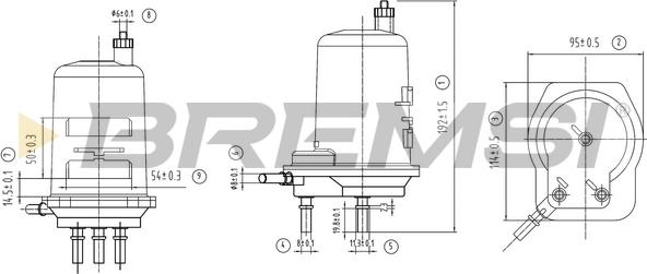 Bremsi FE0060 - Filtre à carburant cwaw.fr