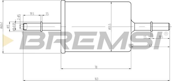 Bremsi FE0062 - Filtre à carburant cwaw.fr