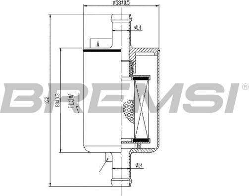 Bremsi FE0149 - Filtre à carburant cwaw.fr