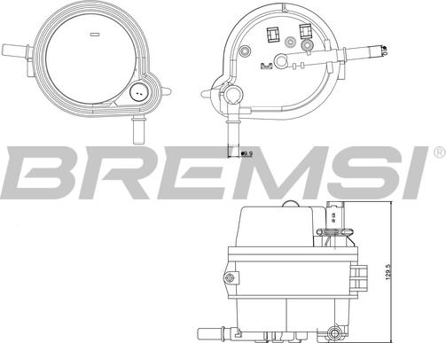 Bremsi FE0160 - Filtre à carburant cwaw.fr