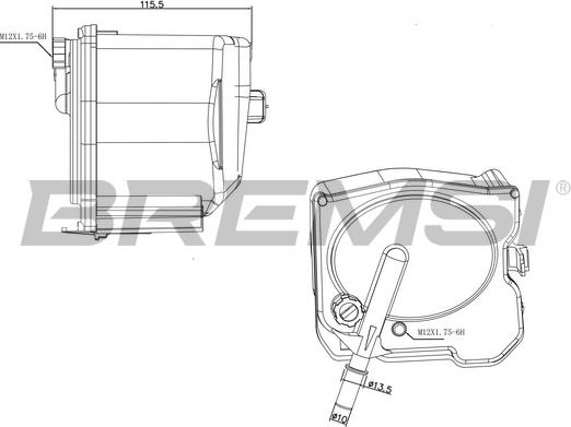 Bremsi FE0161 - Filtre à carburant cwaw.fr