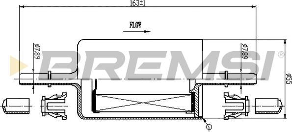 Bremsi FE0846 - Filtre à carburant cwaw.fr