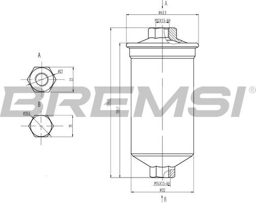 Bremsi FE0843 - Filtre à carburant cwaw.fr