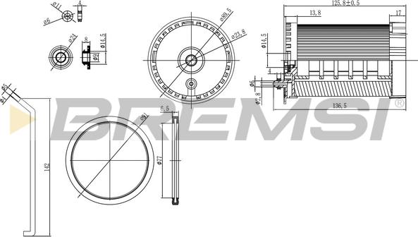 Bremsi FE0803 - Filtre à carburant cwaw.fr