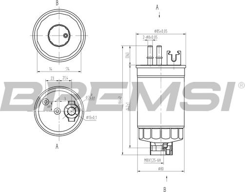 Bremsi FE0812 - Filtre à carburant cwaw.fr