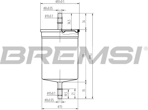 Bremsi FE0394 - Filtre à carburant cwaw.fr