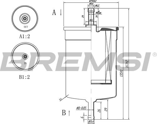 Bremsi FE0395 - Filtre à carburant cwaw.fr