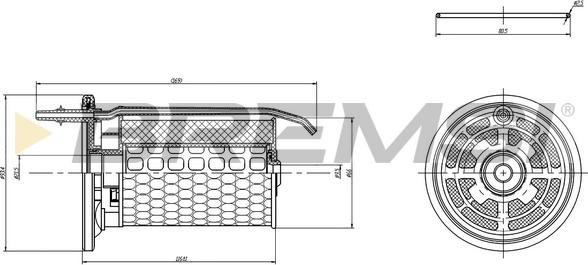 Bremsi FE0364 - Filtre à carburant cwaw.fr