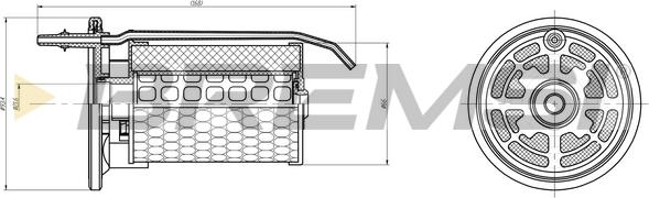 Bremsi FE0362 - Filtre à carburant cwaw.fr