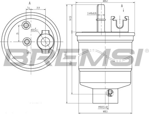 Bremsi FE0376 - Filtre à carburant cwaw.fr