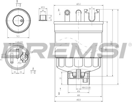 Bremsi FE0371 - Filtre à carburant cwaw.fr